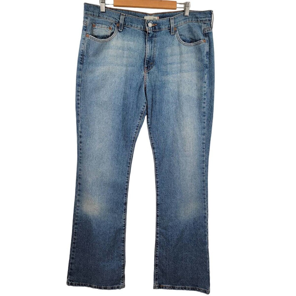 Levi's 515 Bootcut Faded Blue Jeans 14L 38x34